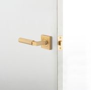 Iver Berlin Door Lever Handle on Square Rose Passage gallery detail image