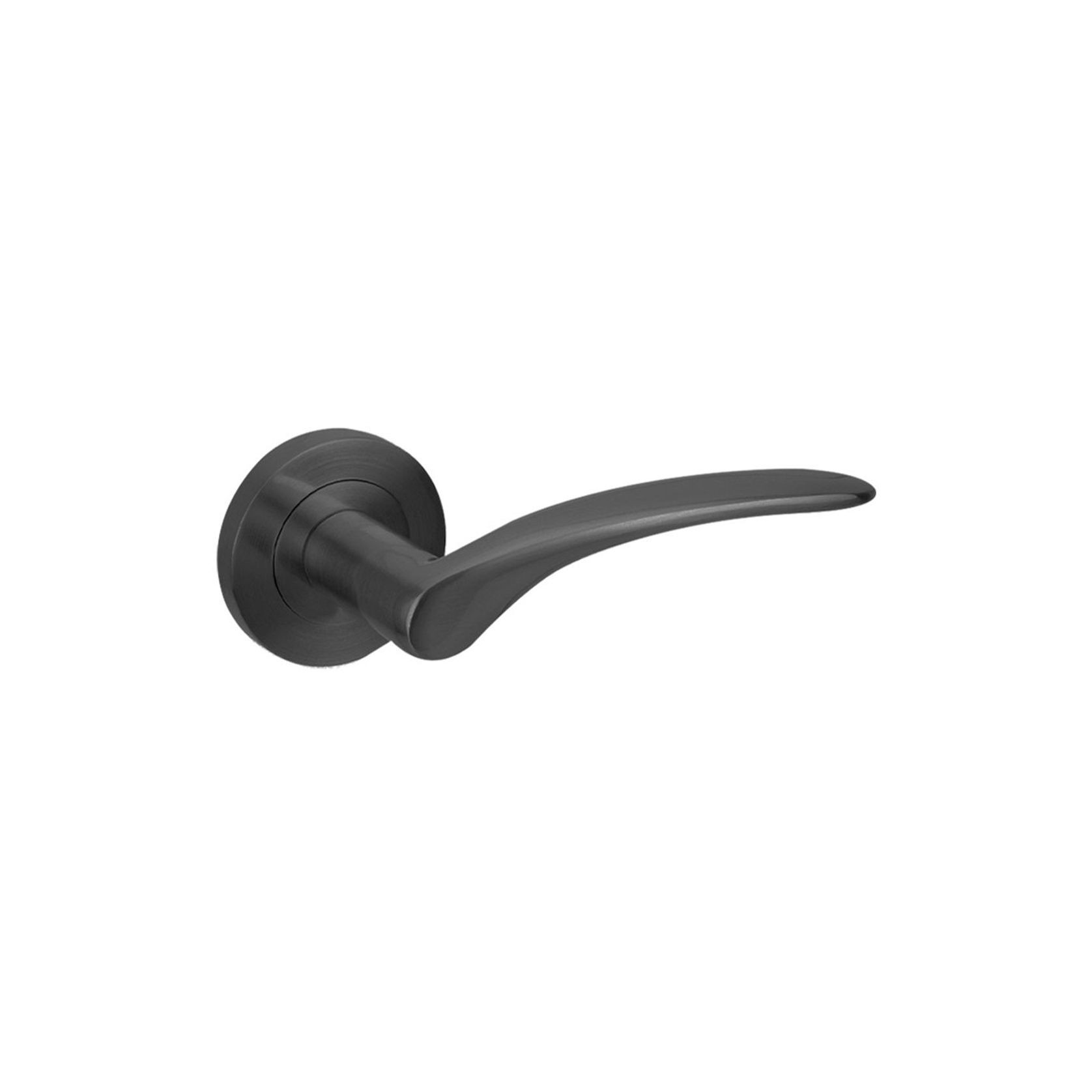 Zanda Apollo Door Lever Handle on Round Rose gallery detail image