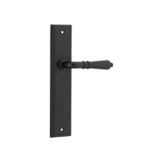 Sarlat Lever - Stepped Backplate | Matt Black gallery detail image