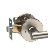Round Low-Profile Rose in MBN finish with Diamante Lever gallery detail image