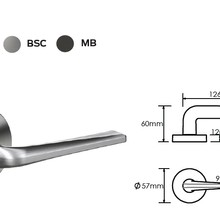 Schlage Medio Series Sierra Door Lever gallery detail image