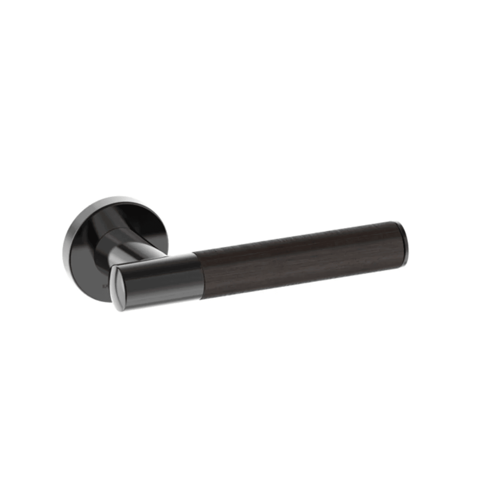 Kawajun Solid Brass and K-Wood Door Leverset TCC gallery detail image