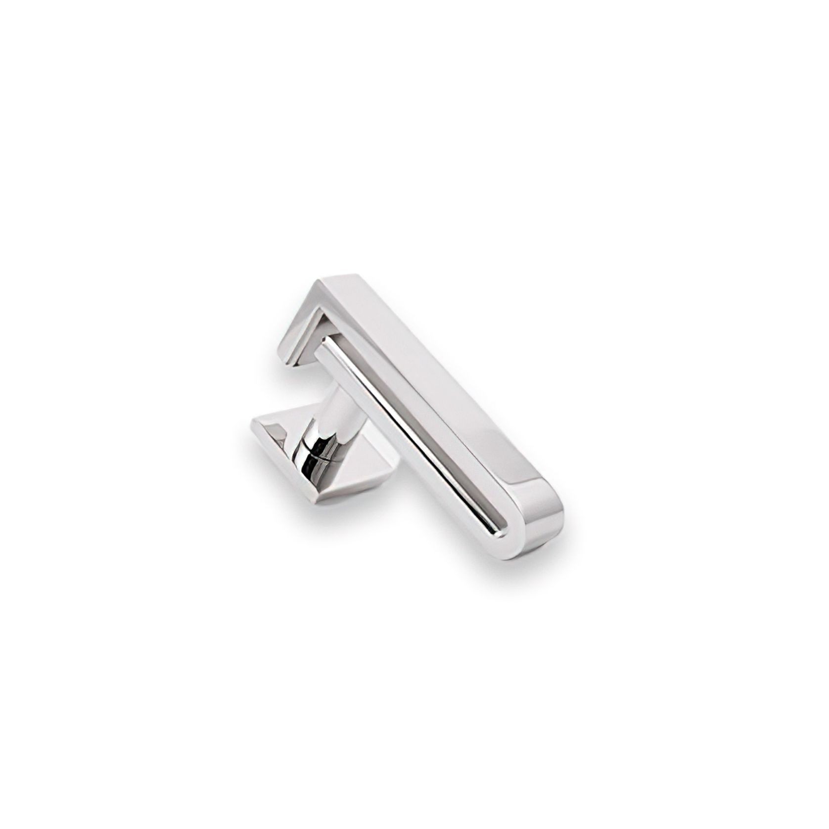 Arpan Solid Door Handle Lever on Rose gallery detail image