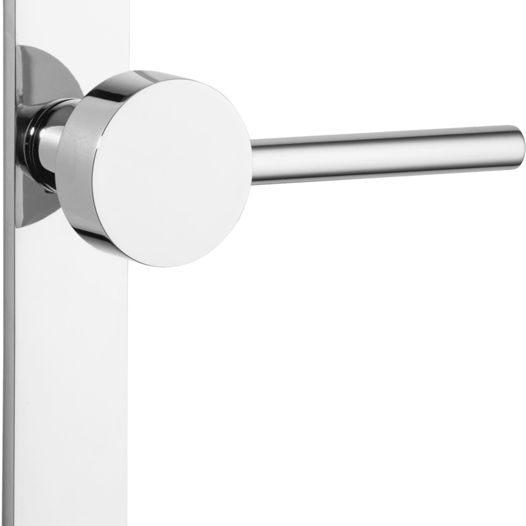Geppetto Door Lever - Rectangular Backplate gallery detail image