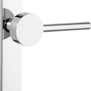 Geppetto Door Lever - Rectangular Backplate gallery detail image