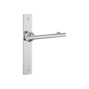 Futurismo Return Door Lever on Rectangular Backplate gallery detail image