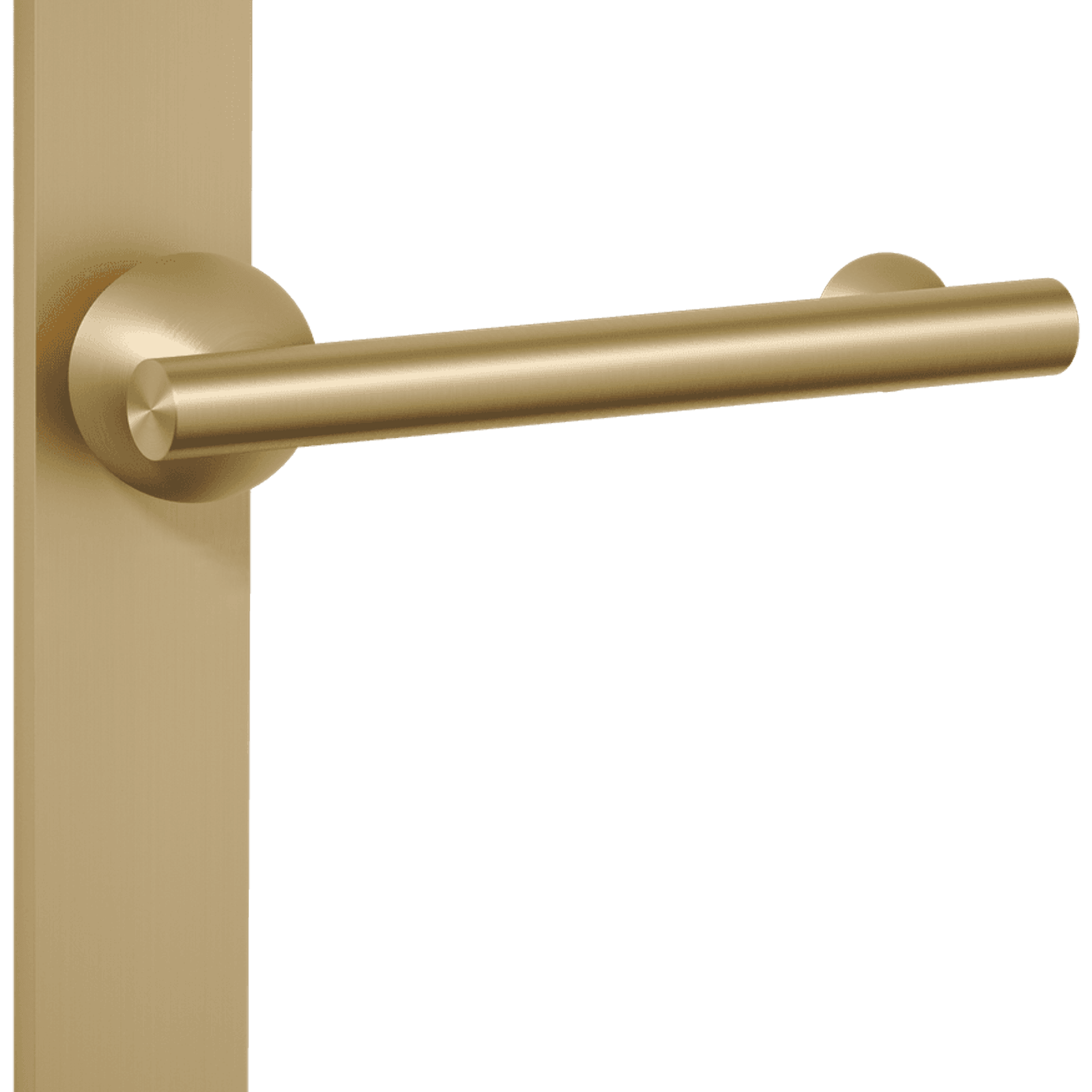 Futurismo Return Door Lever on Oval Backplate gallery detail image