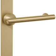 Futurismo Return Door Lever on Oval Backplate gallery detail image