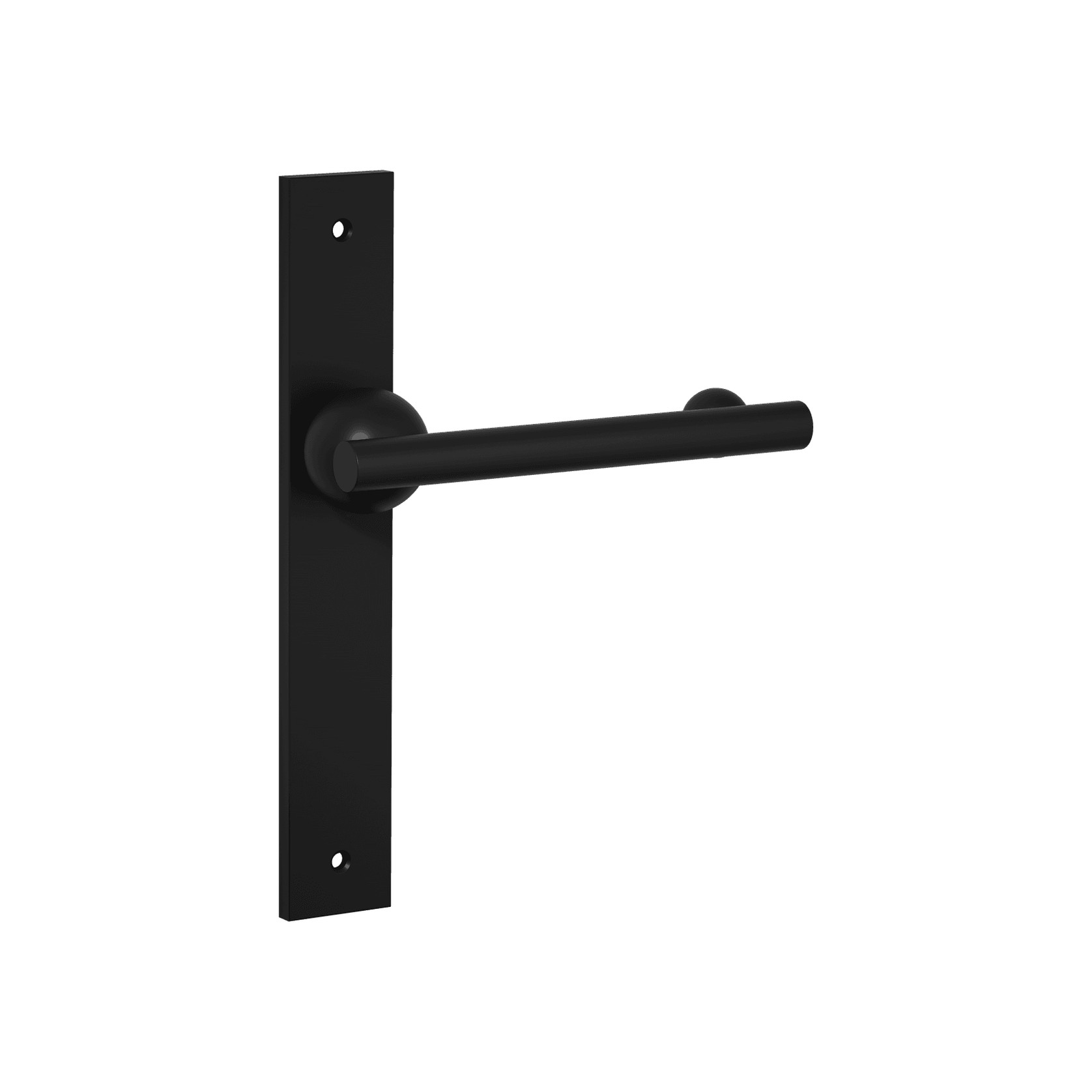 Futurismo Return Door Lever on Rectangular Backplate gallery detail image