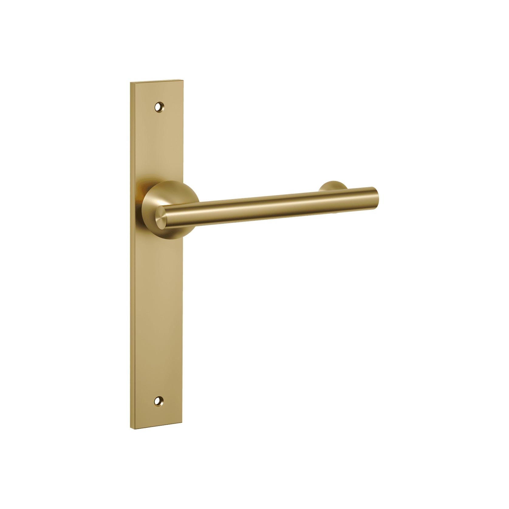 Futurismo Return Door Lever on Rectangular Backplate gallery detail image
