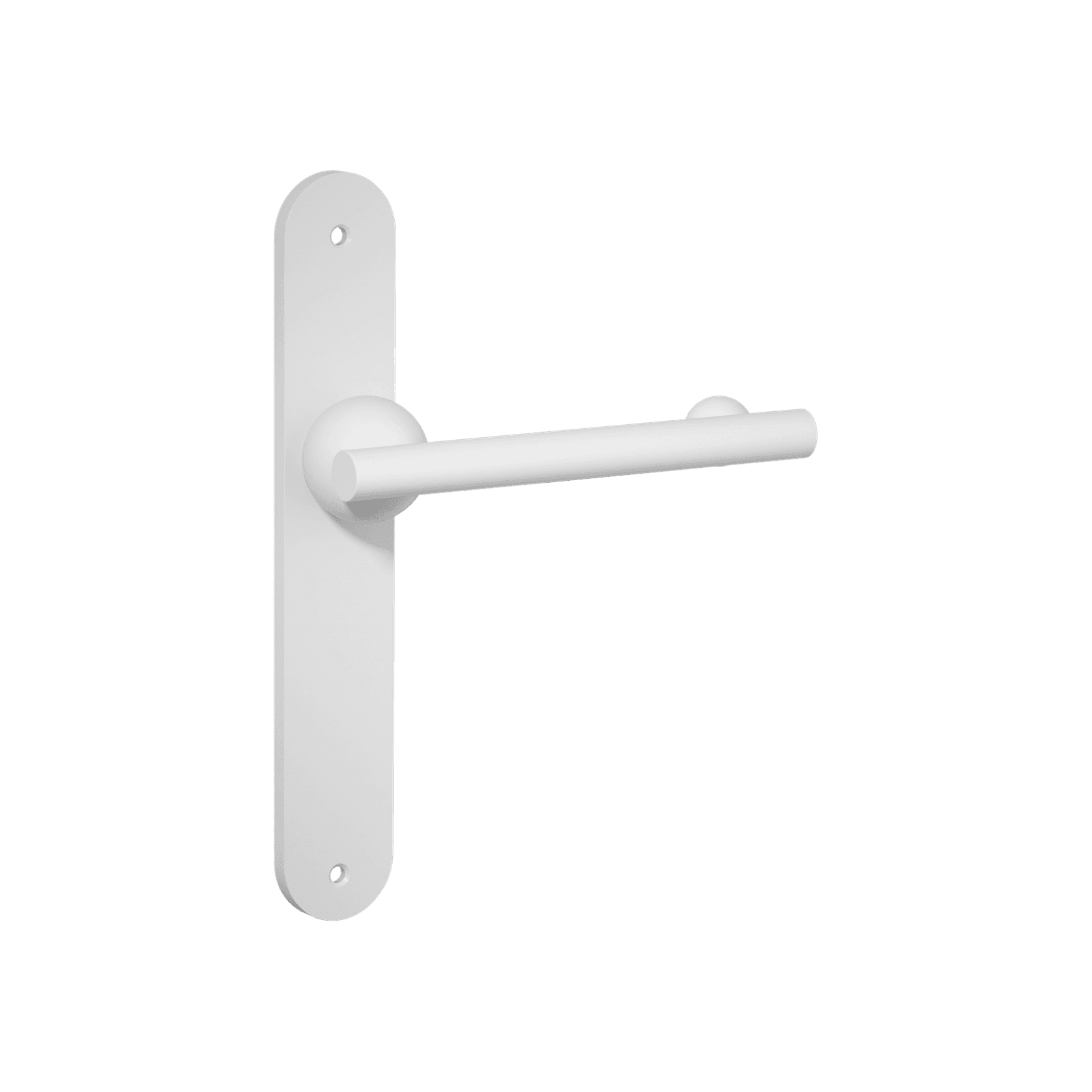 Futurismo Return Door Lever on Oval Backplate gallery detail image