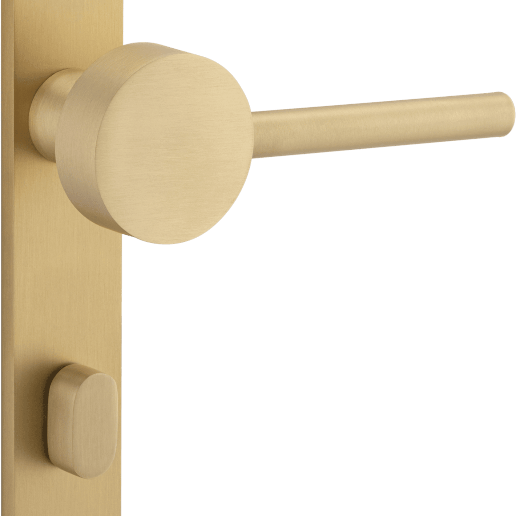 Geppetto Door Lever - Rectangular Backplate gallery detail image