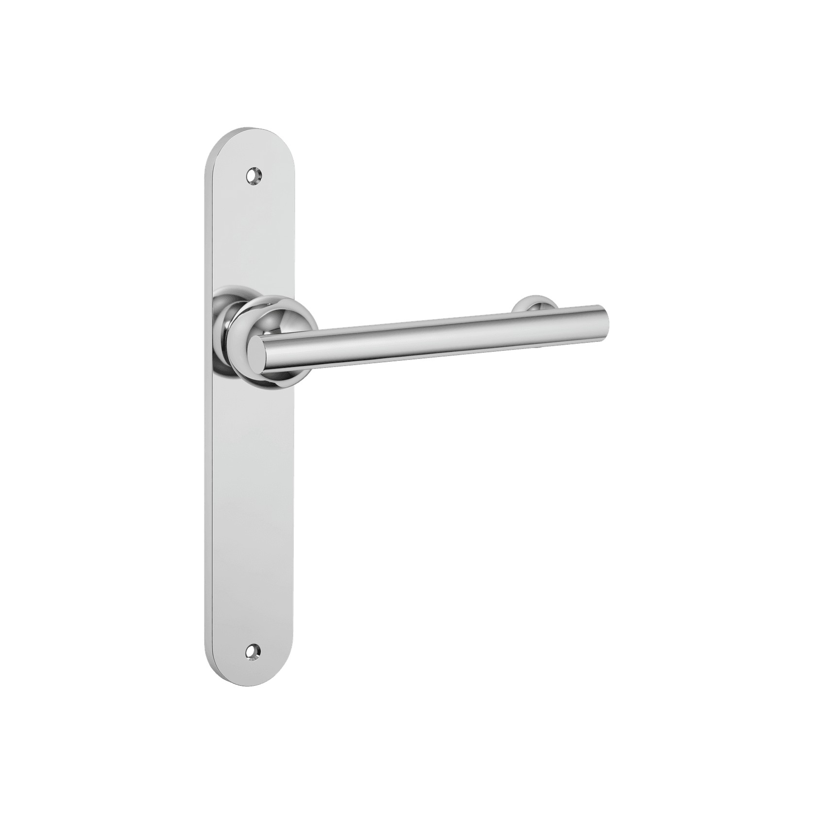 Futurismo Return Door Lever on Oval Backplate gallery detail image