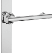 Futurismo Return Door Lever on Oval Backplate gallery detail image