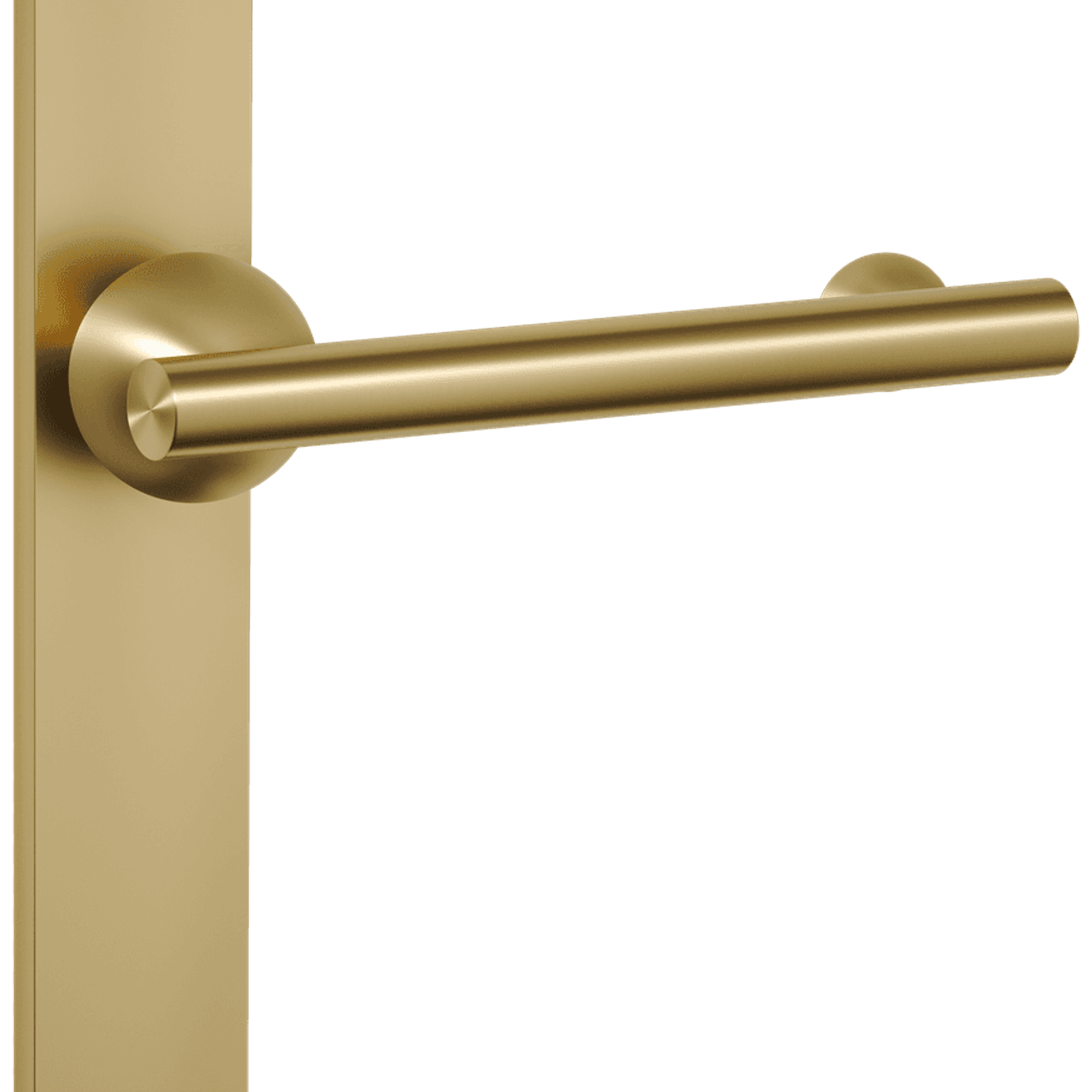 Futurismo Return Door Lever on Oval Backplate gallery detail image