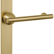 Futurismo Return Door Lever on Oval Backplate gallery detail image