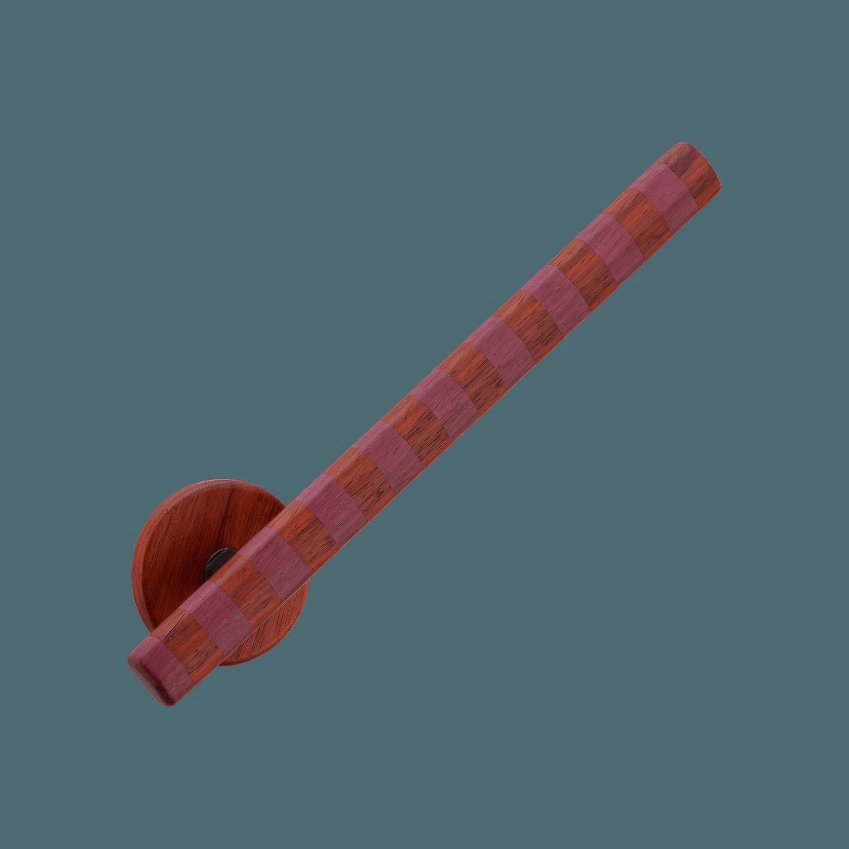 Straight Streaker Return Door Lever - Round Rose gallery detail image