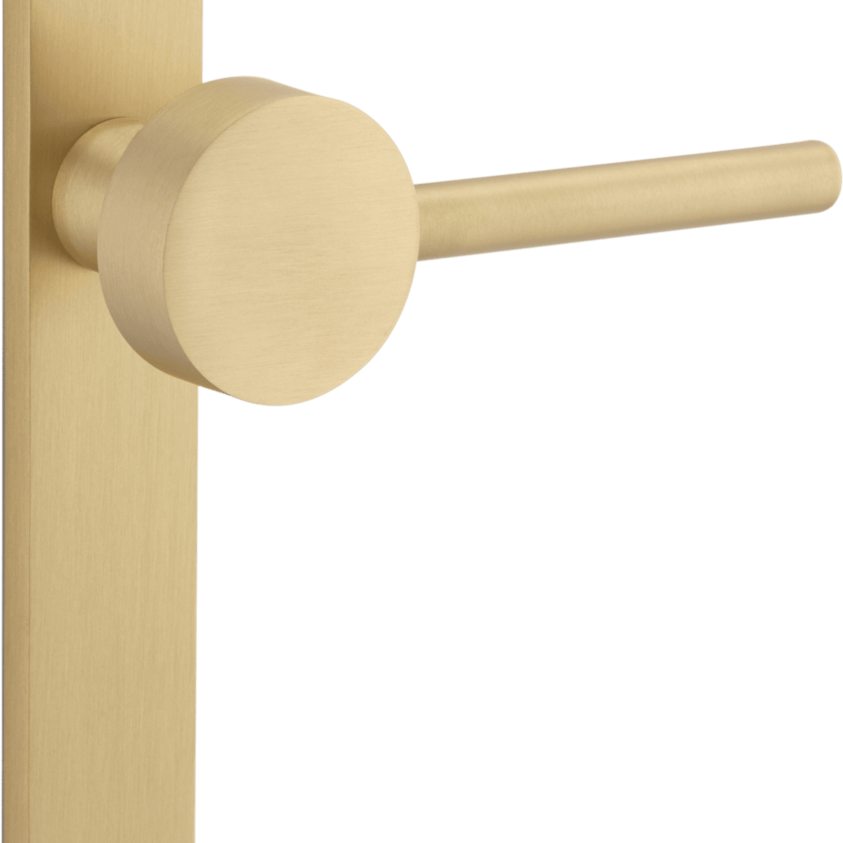 Geppetto Door Lever - Rectangular Backplate gallery detail image