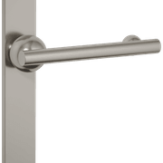 Futurismo Return Door Lever on Rectangular Backplate gallery detail image