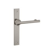Futurismo Return Door Lever on Rectangular Backplate gallery detail image