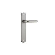 Oslo Door Lever Oval Backplate gallery detail image