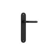 Oslo Door Lever Oval Backplate gallery detail image