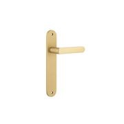 Osaka Door Lever Oval Backplate gallery detail image