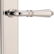 Sarlat Lever - Stepped Backplate | Polished Nickel gallery detail image