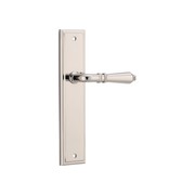 Sarlat Lever - Stepped Backplate | Polished Nickel gallery detail image