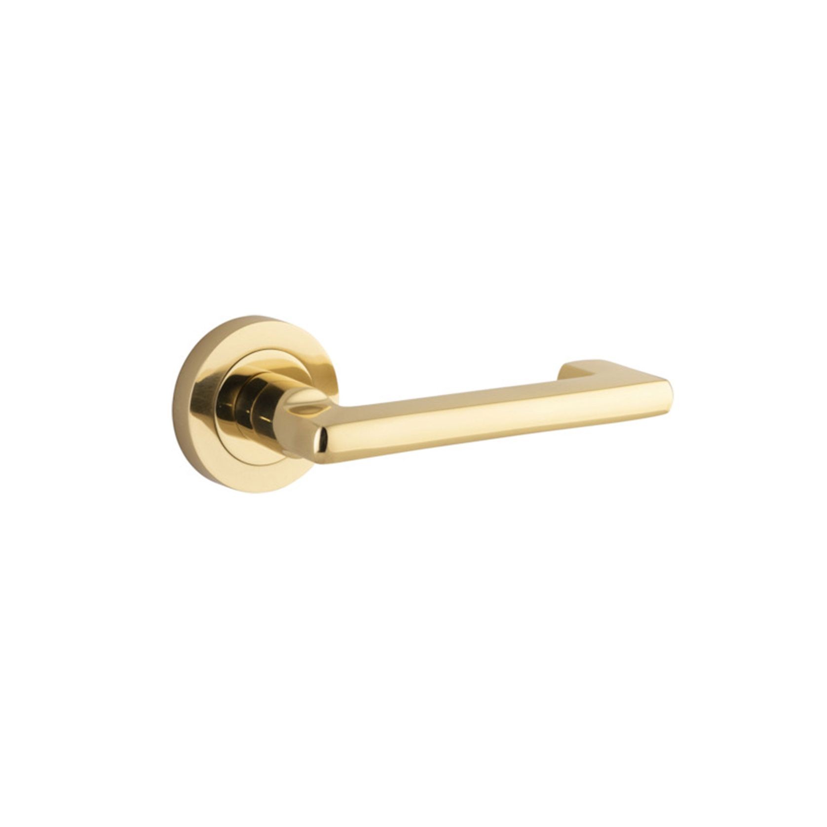 Baltimore Return Door Lever Round Rose gallery detail image