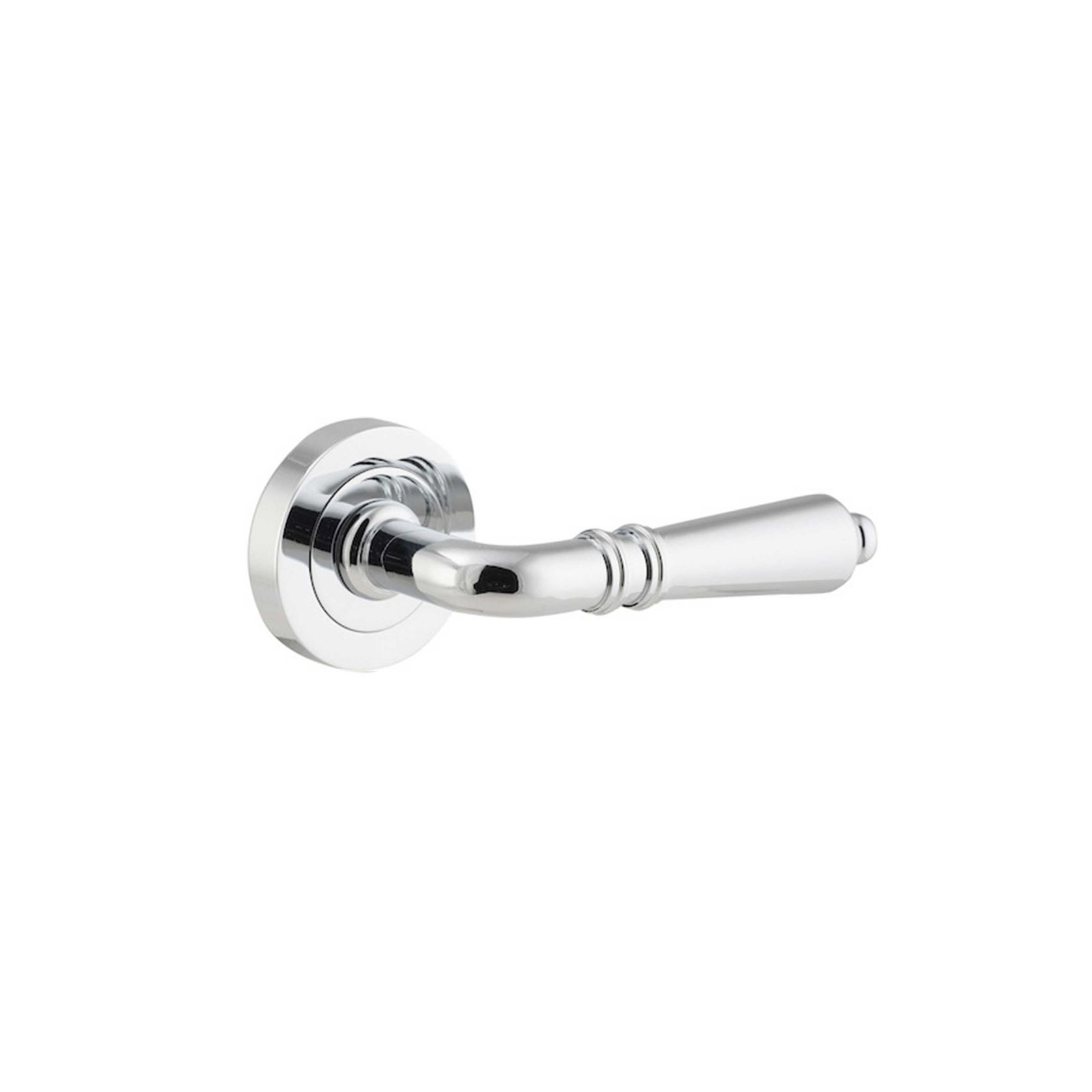 Sarlat Door Lever Round Rose gallery detail image