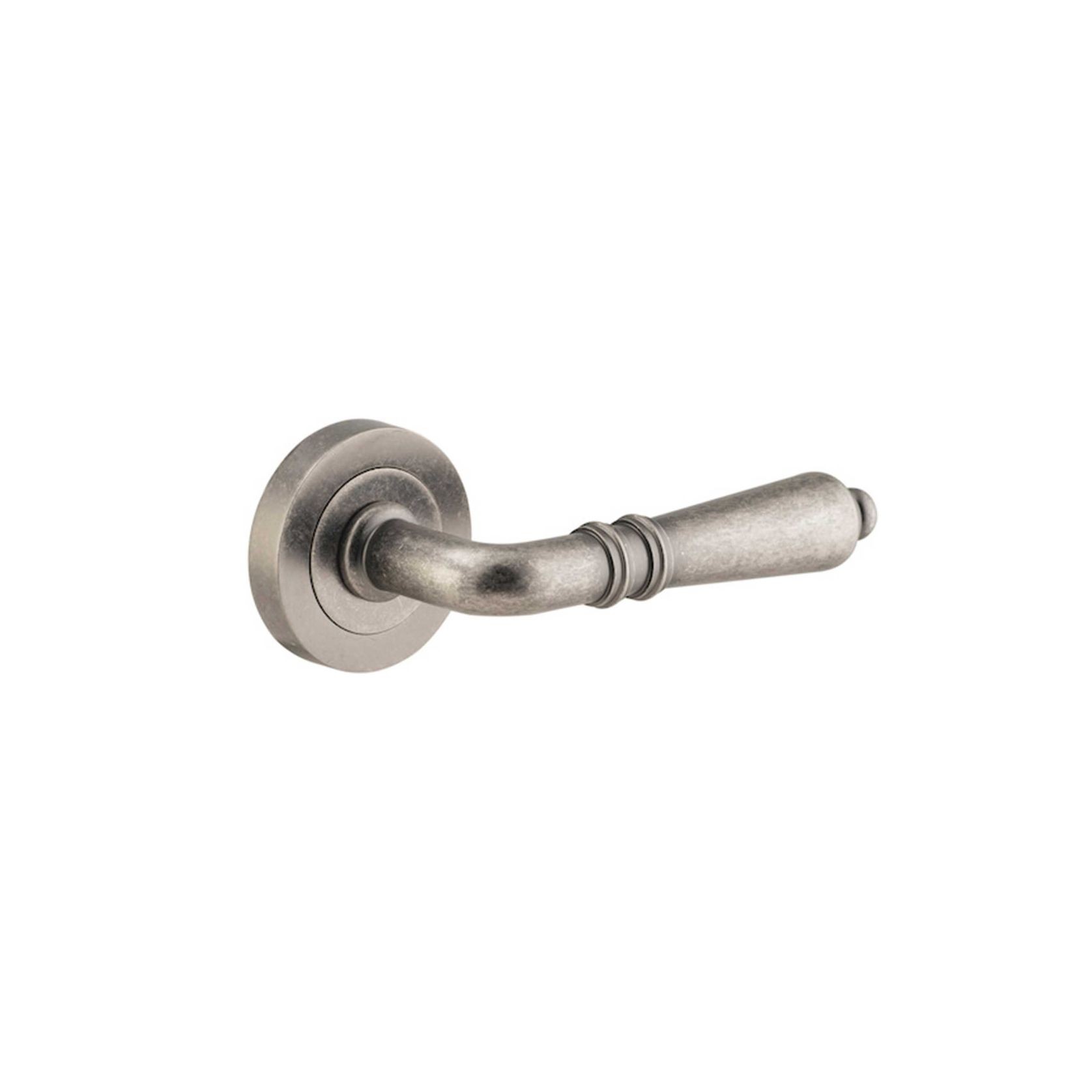 Sarlat Door Lever Round Rose gallery detail image