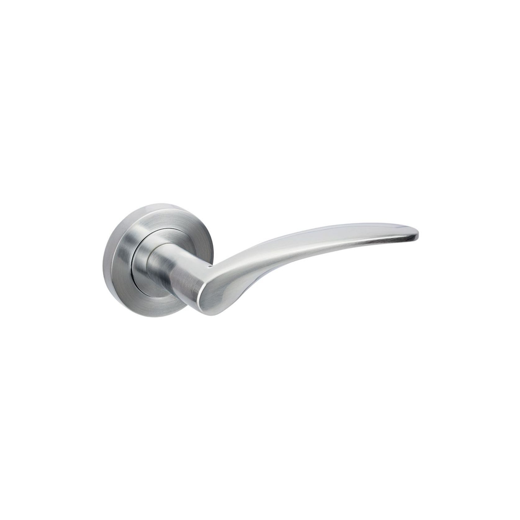 Zanda Apollo Door Lever Handle on Round Rose gallery detail image