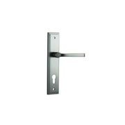 Iver Annecy Door Lever on Stepped Backplate Satin Nickel - Customise to your needs gallery detail image