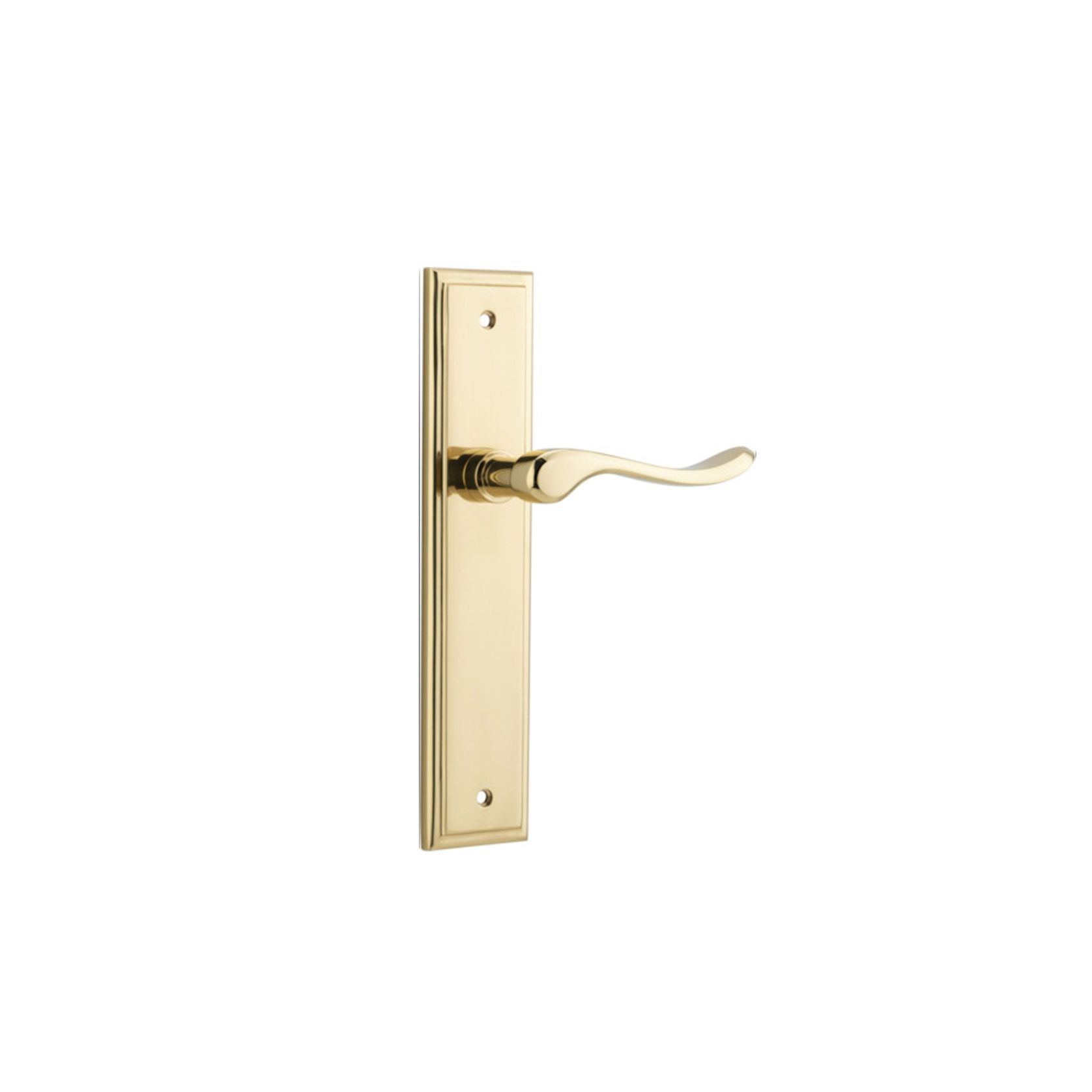 Stirling Door Lever Stepped Backplate gallery detail image