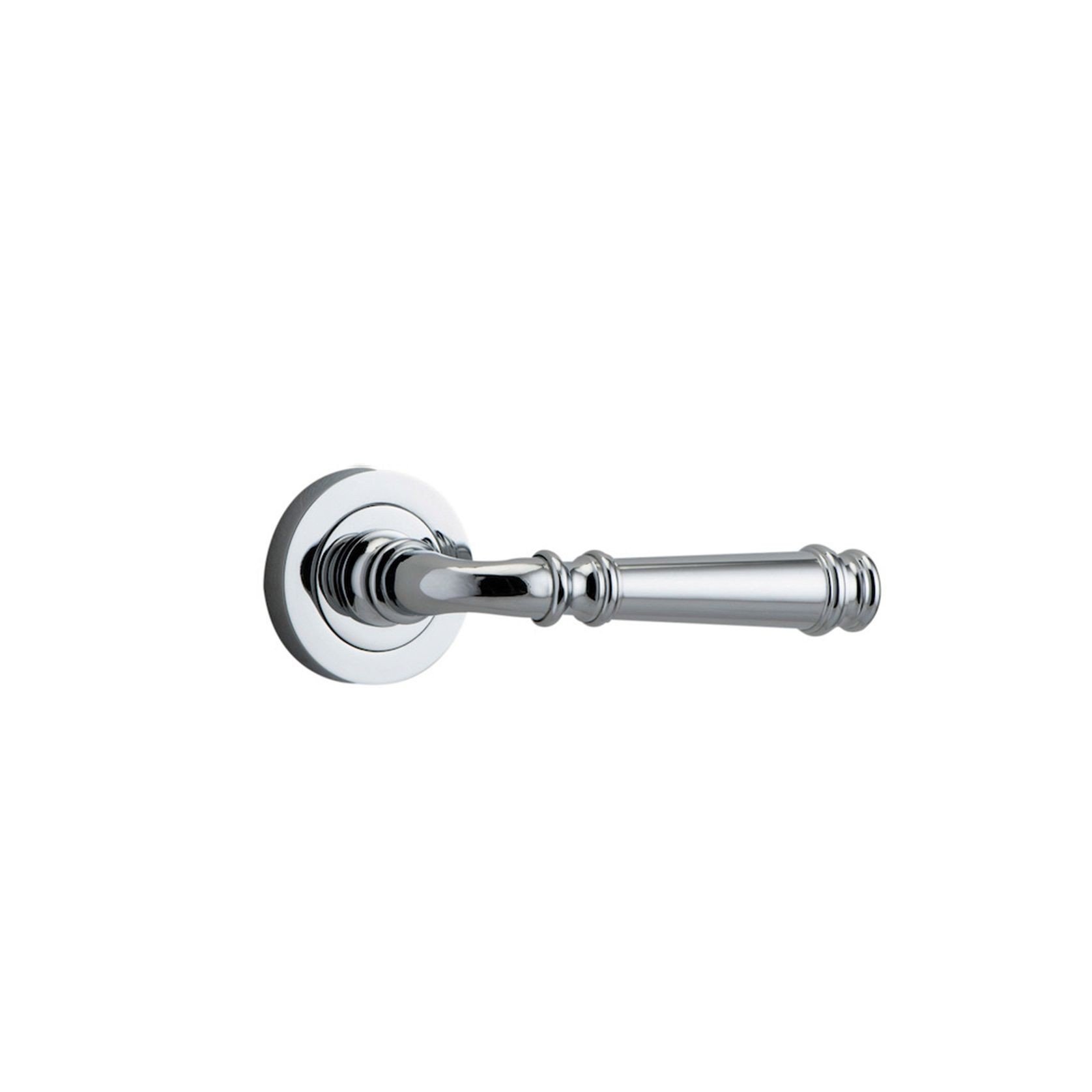 Verona Door Lever Round Rose gallery detail image