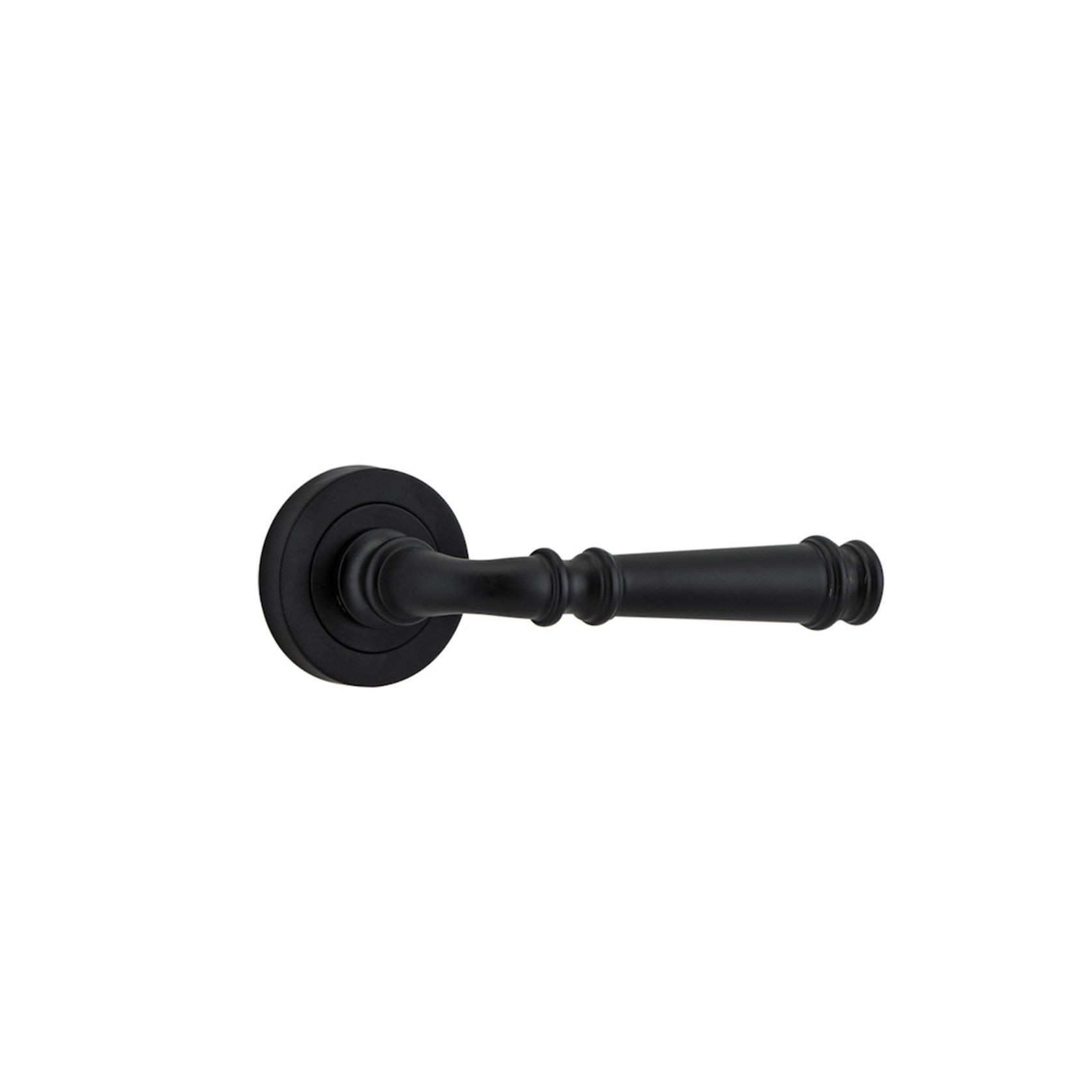 Verona Door Lever Round Rose gallery detail image