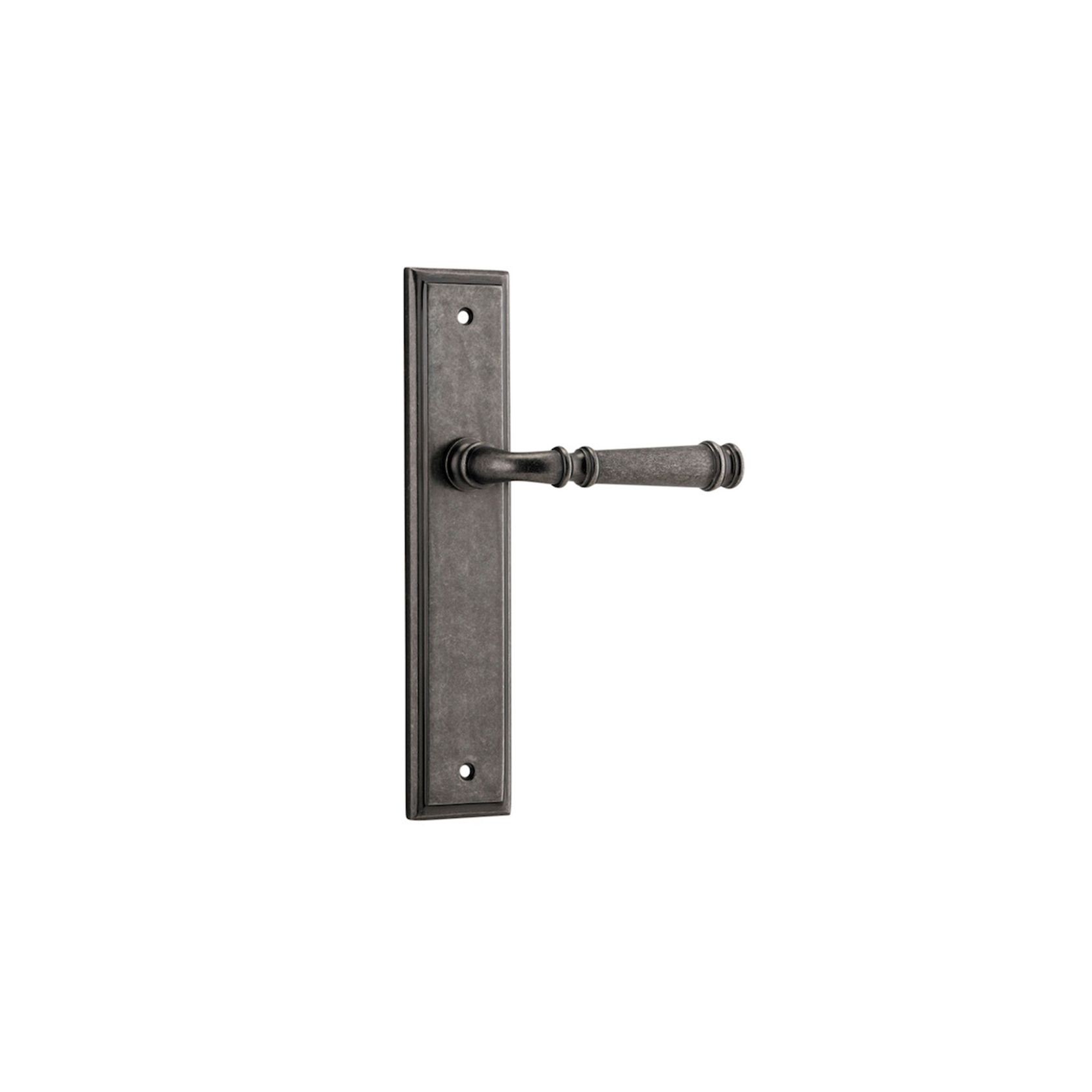 Verona Door Lever Stepped Backplate gallery detail image