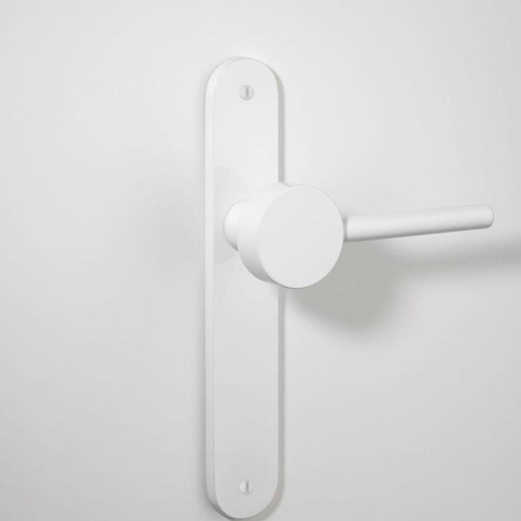 Geppetto Door Lever - Oval Backplate gallery detail image