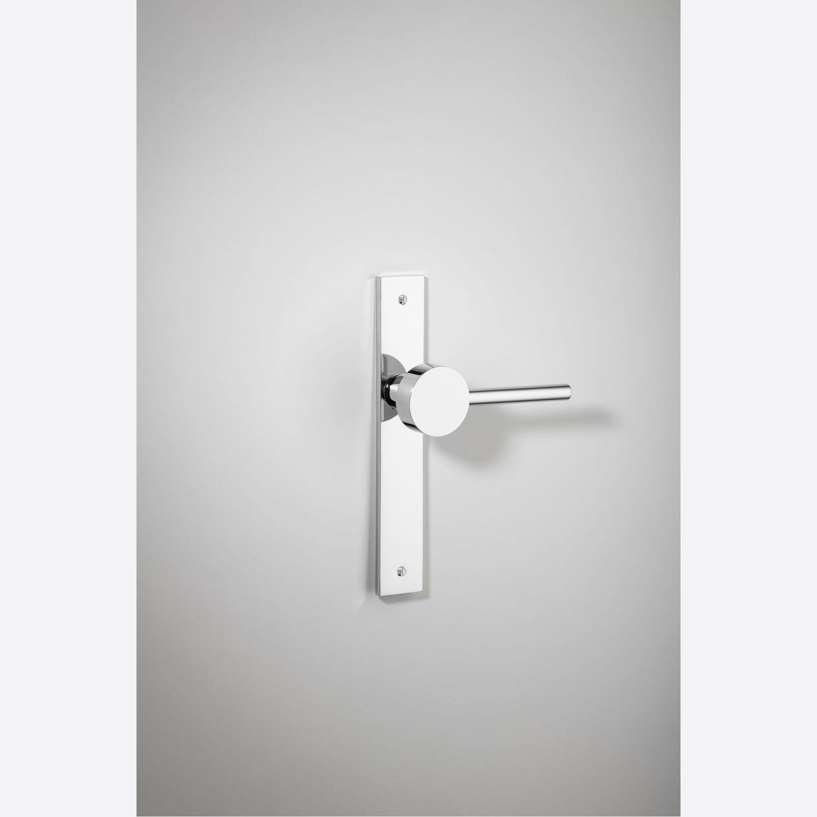 Geppetto Door Lever - Rectangular Backplate gallery detail image