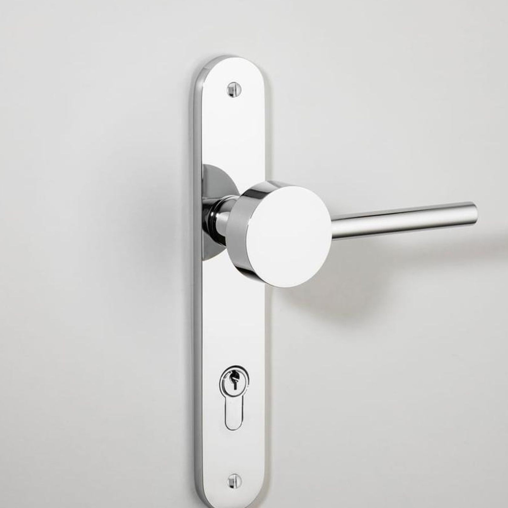 Geppetto Door Lever - Oval Backplate gallery detail image