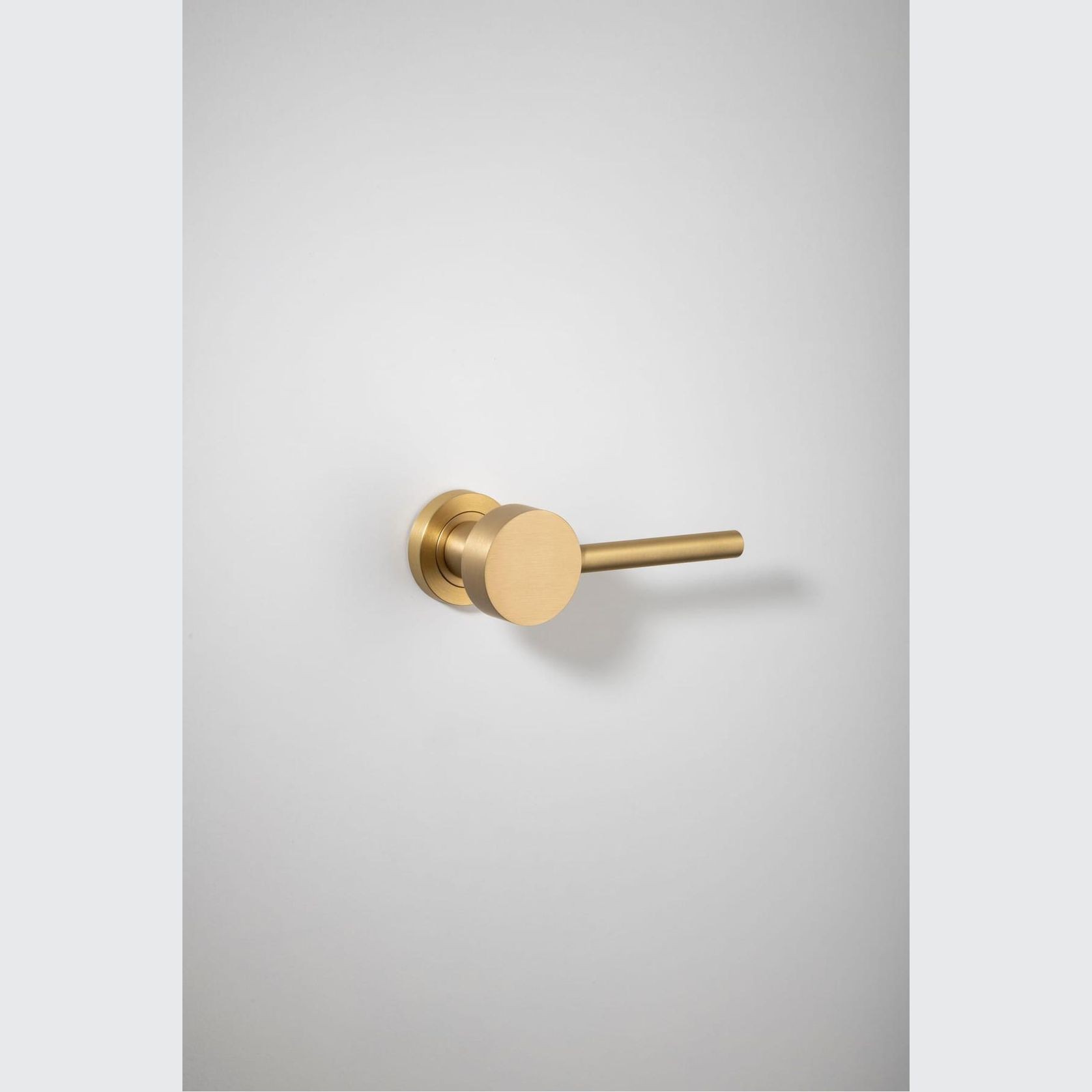 Geppetto Door Lever - Round Rose gallery detail image