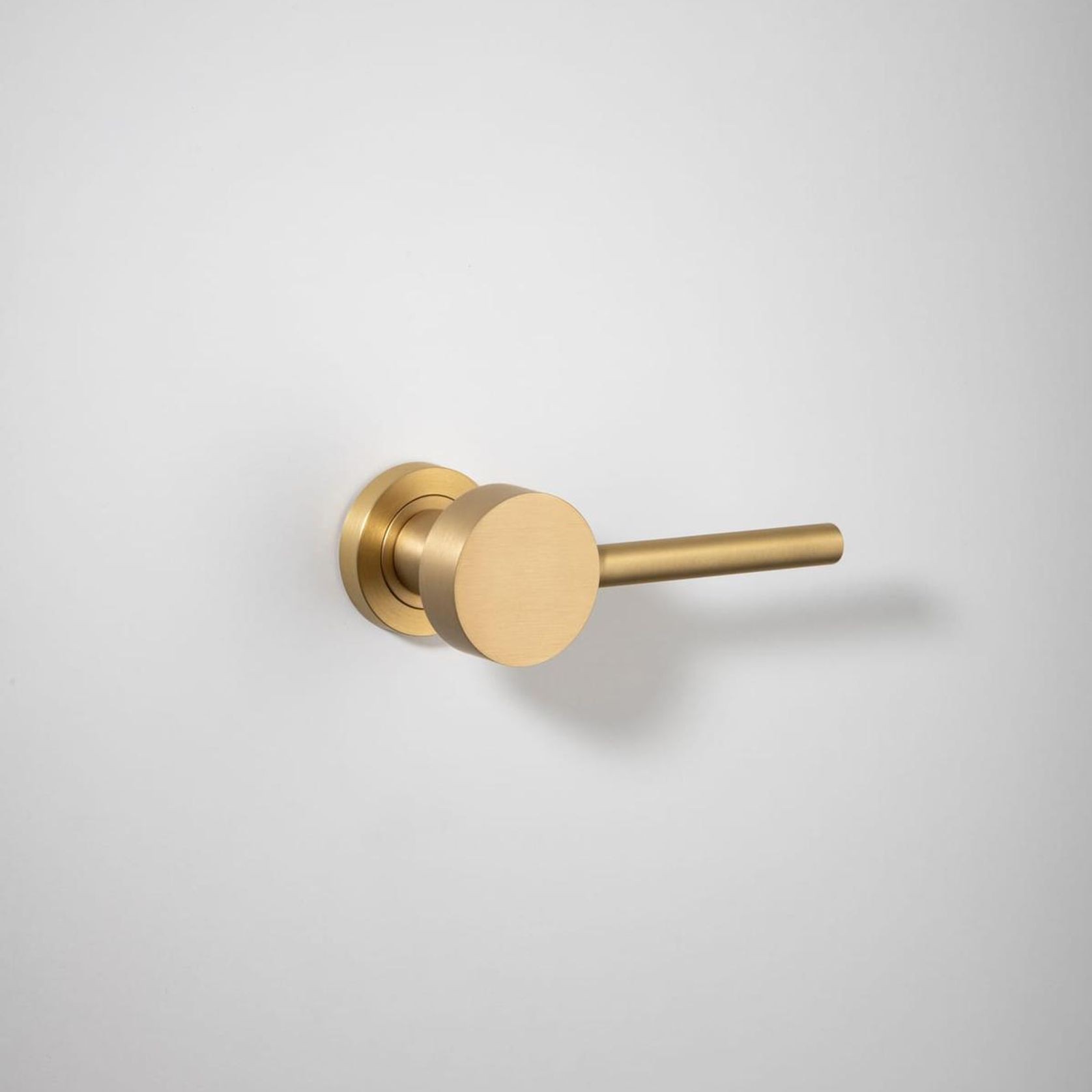 Geppetto Door Lever - Round Rose gallery detail image