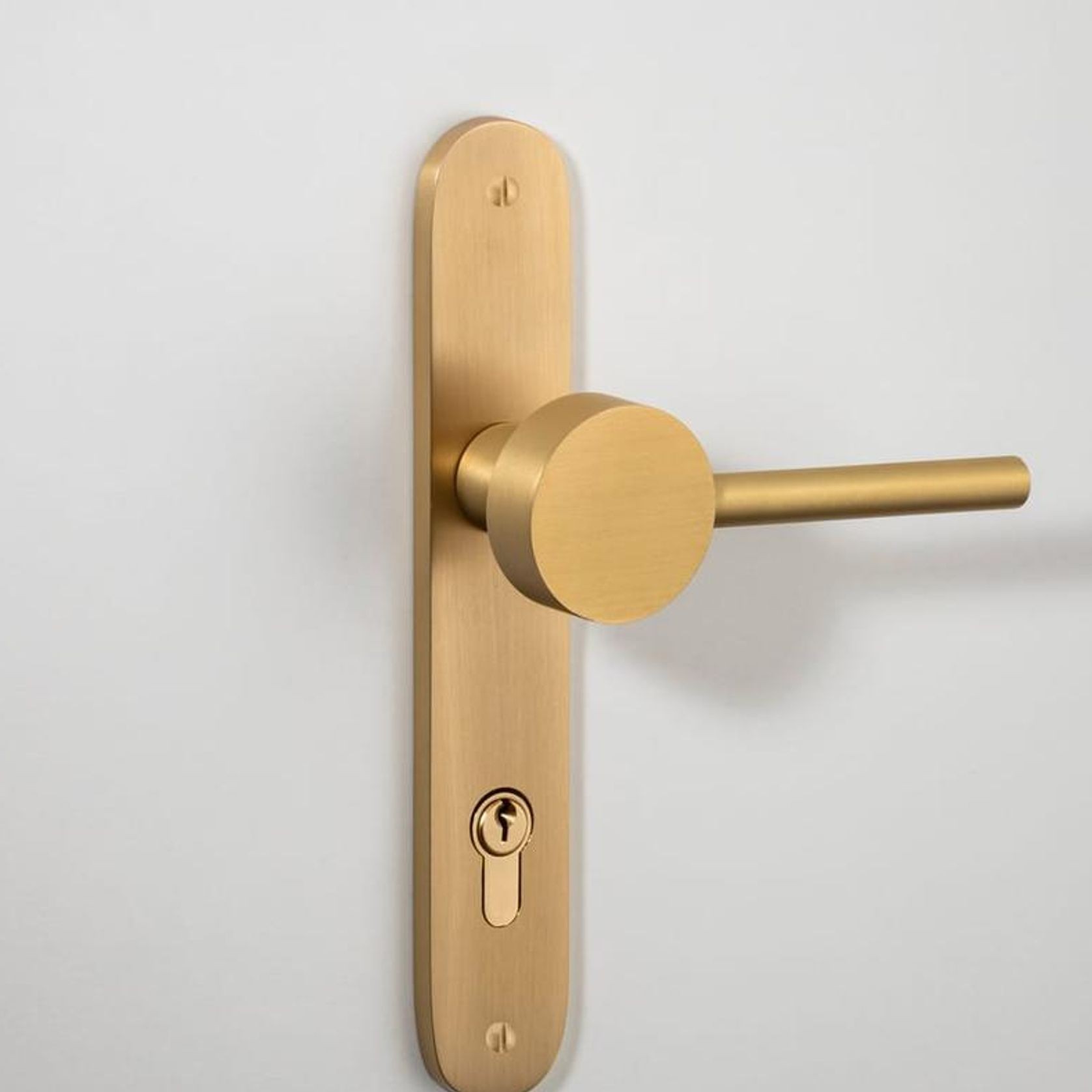 Geppetto Door Lever - Oval Backplate gallery detail image