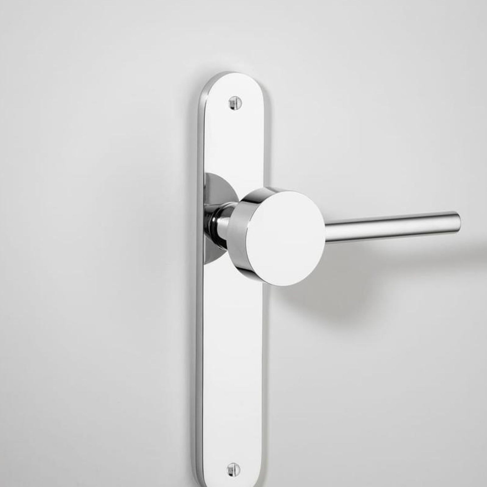 Geppetto Door Lever - Oval Backplate gallery detail image