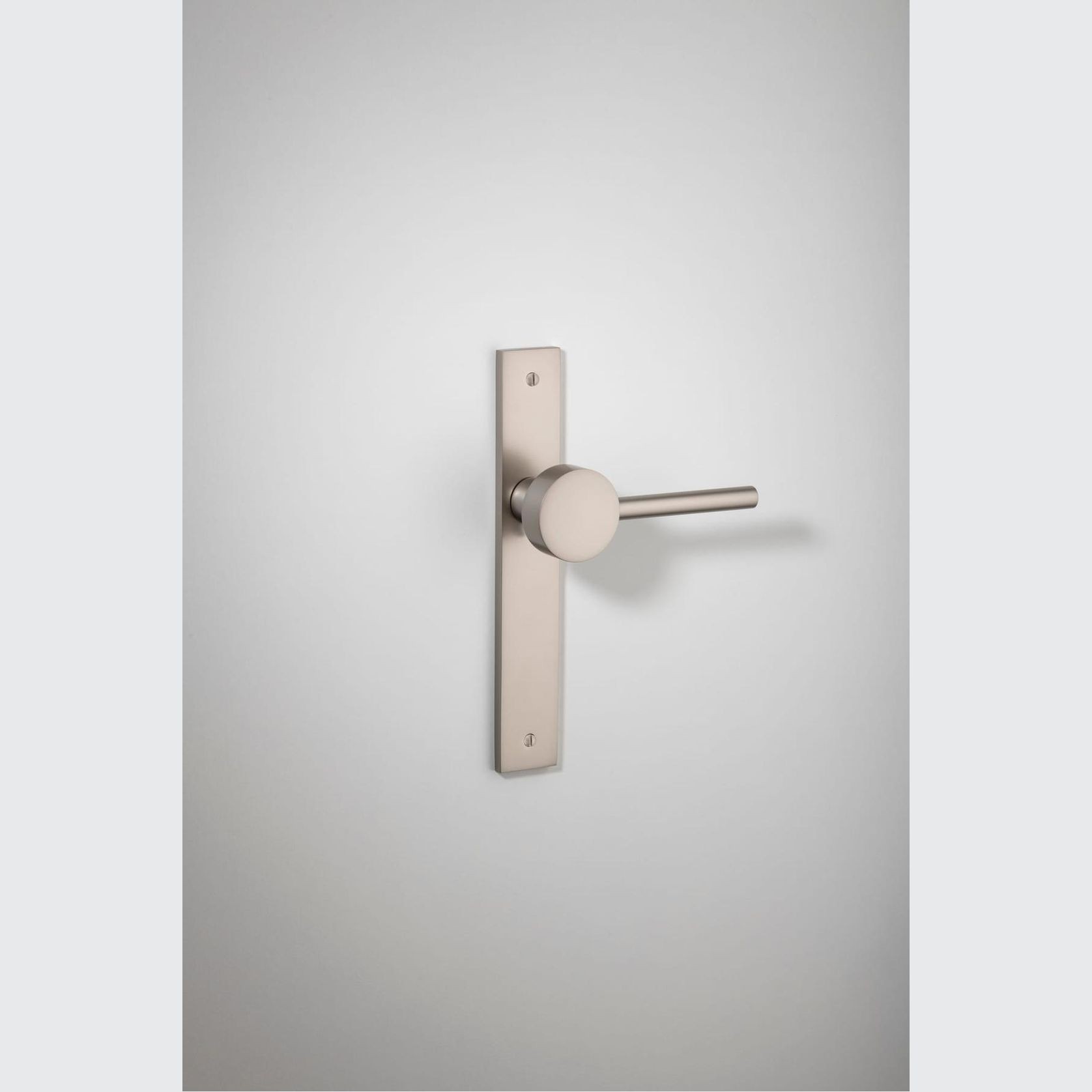 Geppetto Door Lever - Rectangular Backplate gallery detail image