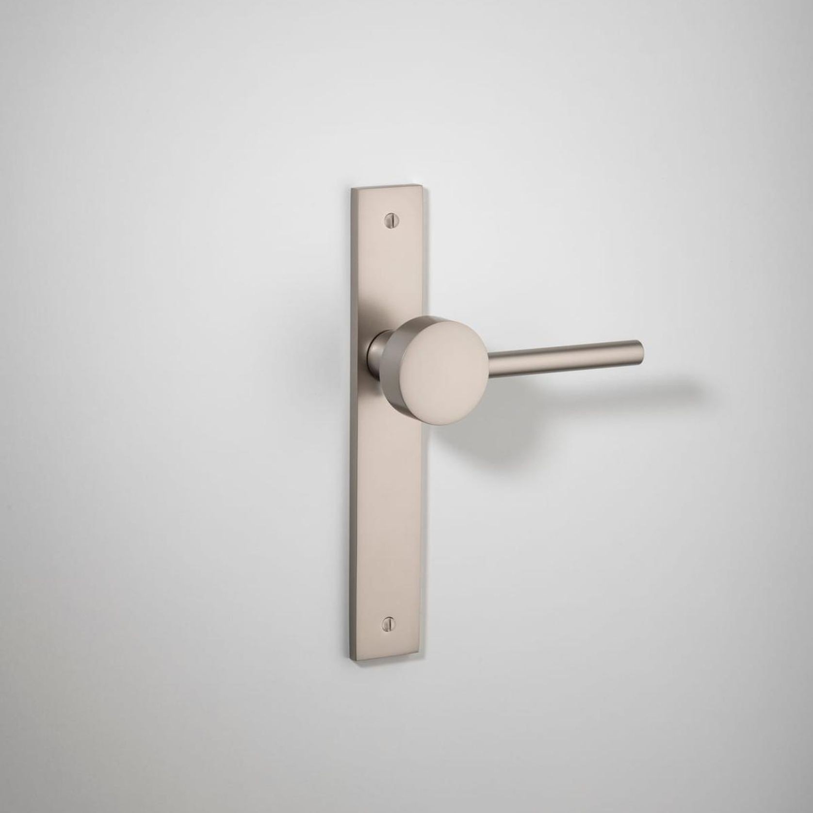 Geppetto Door Lever - Rectangular Backplate gallery detail image