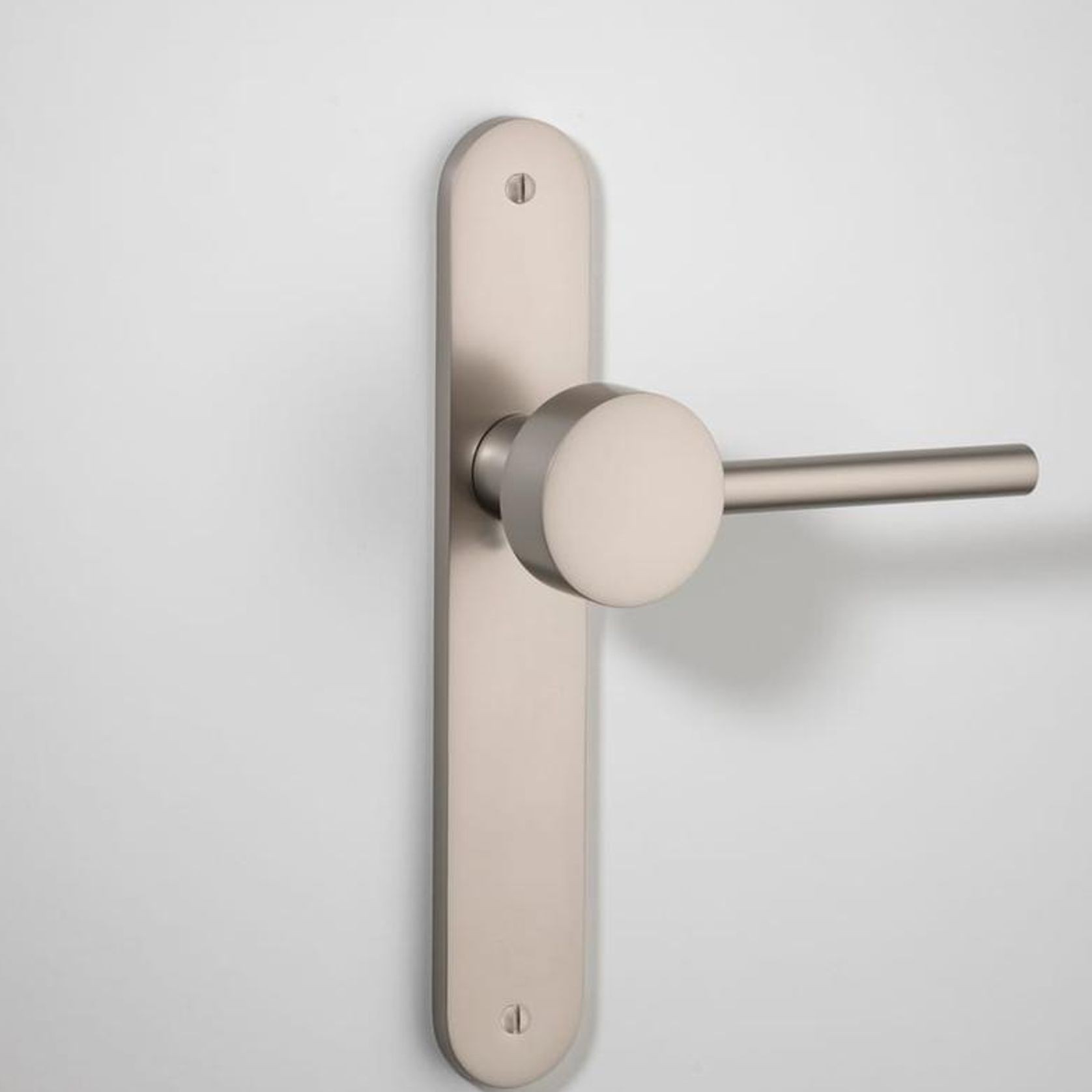 Geppetto Door Lever - Oval Backplate gallery detail image