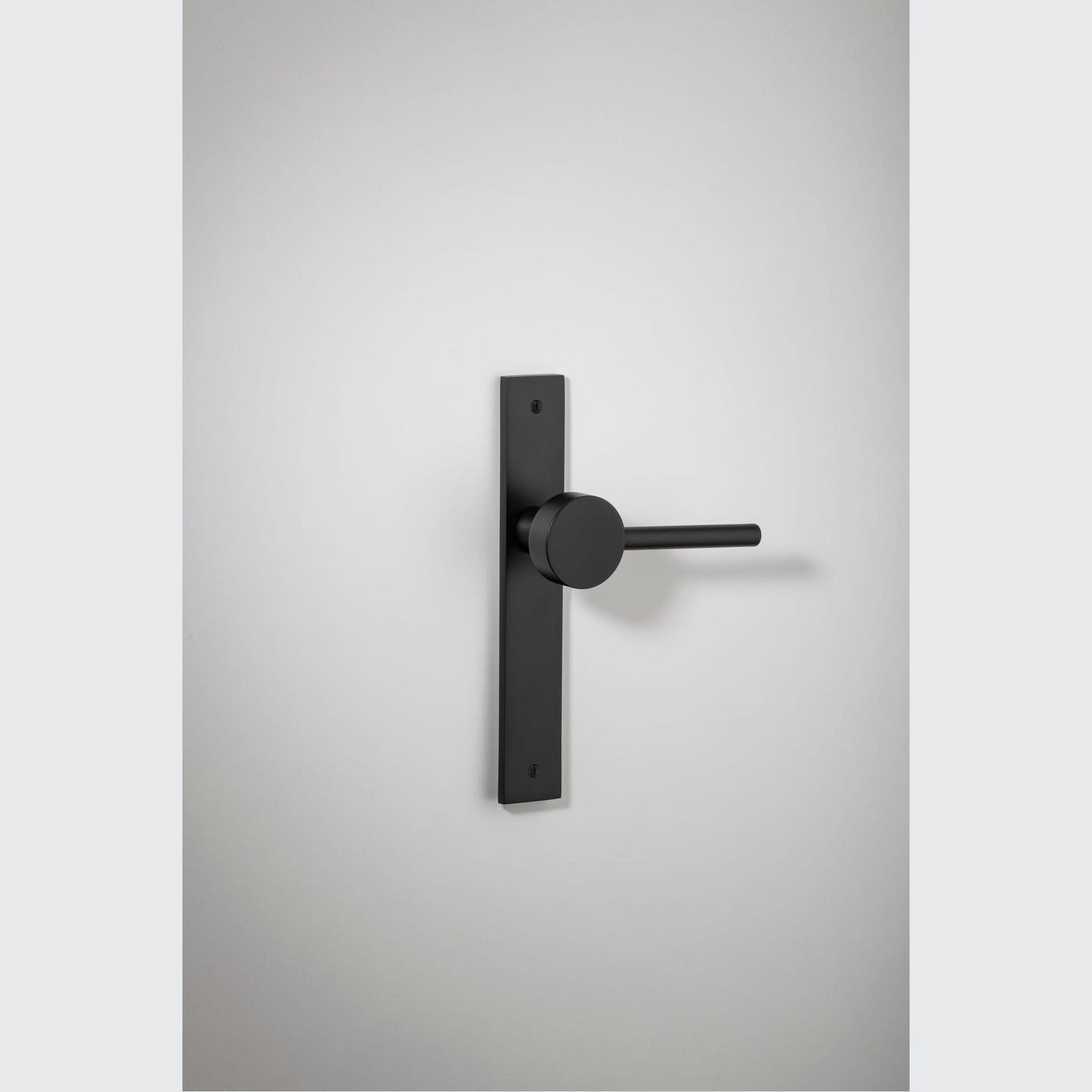 Geppetto Door Lever - Rectangular Backplate gallery detail image