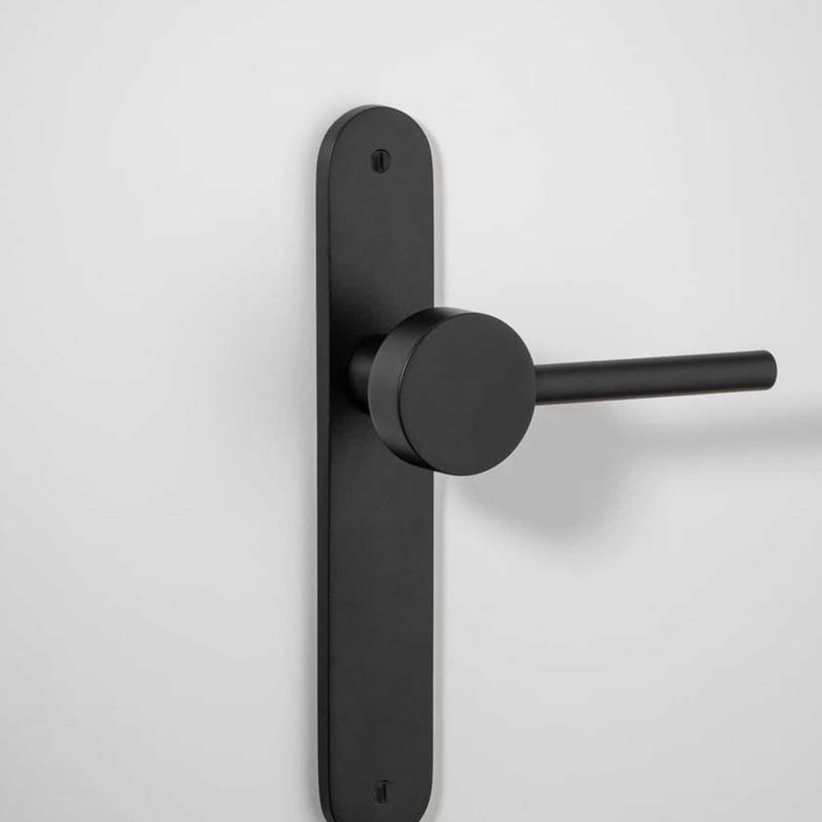 Geppetto Door Lever - Oval Backplate gallery detail image